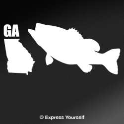 GA Bass State Fish Decal