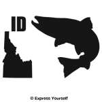 ID Cutthroat Trout State Fish Decal