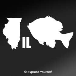 IL Bluegill State Fish Decal