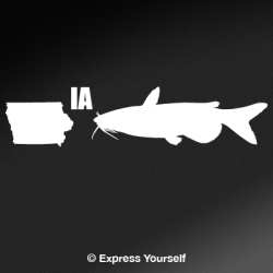 IA Channel Catfish State Fish Decal