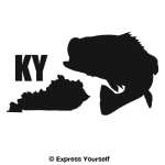 KY Spotted Bass State Fish Decal