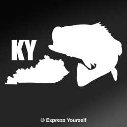 KY Spotted Bass State Fish Decal