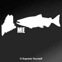 ME Landlocked Salmon State Fish Decal