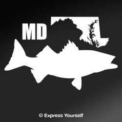 MD Striped Bass State Fish Decal