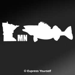 MN Walleye State Fish Decal