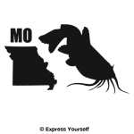 MO Catfish State Fish Decal