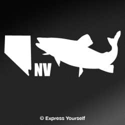 NV Lahontan Cutthroat Trout State Fish Decal