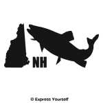NH Brook Trout State Fish Decal