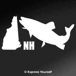 NH Brook Trout State Fish Decal