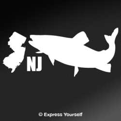 NJ Brook Trout State Fish Decal