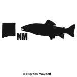 NM Cutthroat Trout State Fish Decal