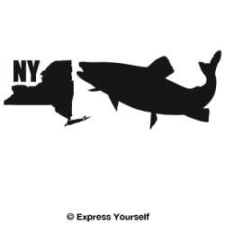 NY Brook Trout State Fish Decal