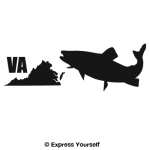 VA Brook Trout State Fish Decal