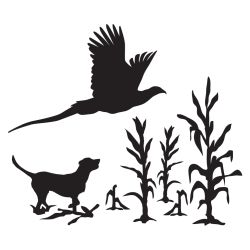 Lab Flushing Rooster Decal