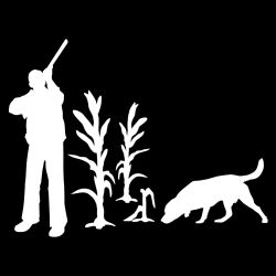 Upland Lab and Hunter Decal