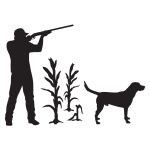 Upland Hunter and Lab Reaady Decal