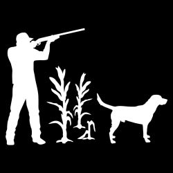 Upland Hunter and Lab Reaady Decal