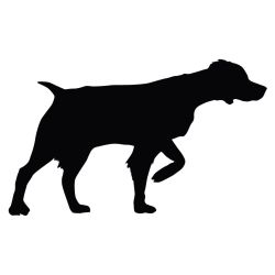 Brittany Spaniel Pointing Decal