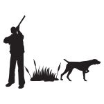 Wetland Pointer and Hunter Decal