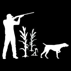 Upland Hunter and Pointer Ready Decal