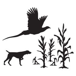 Pointer and Rooster Decal