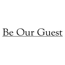 Be Our Guest Wall Decal