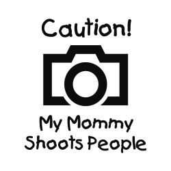 Mommy Shoots Camera Wall Decal