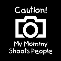 Mommy Shoots Camera Decal