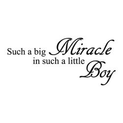 Boy Miracle Wall Decal