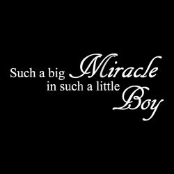 Boy Miracle Decal