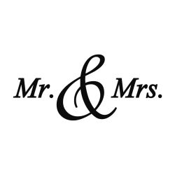 Mr. and Mrs. Wall Decal