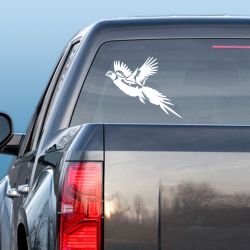 Pheasant in Flight Decal