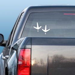 Two Turkey Tracks Decal