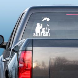 Sales Call Goose Decal