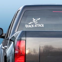 Quack Attack  Duck 4 Decal