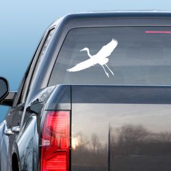 Heron in Flight Decal