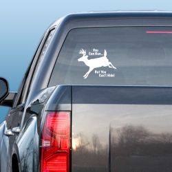 You can Run Whitetail Deer Decal