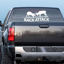 Rack Attack7 Whitetail Deer Decal