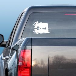 Moose Reflections Decal