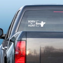 Born to Hunt Bow Decal