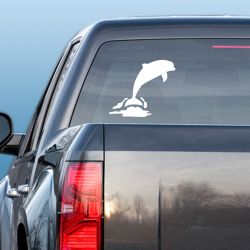 Dolphin Jumping Decal