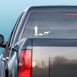 Wetland Pointer and Hunter Decal