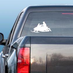 On the Trail Snowmobile Decal
