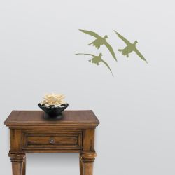 3 Ducks Comin' In Wall Decal