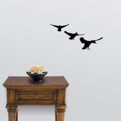 3 Mallards Comin' In Wall Decal