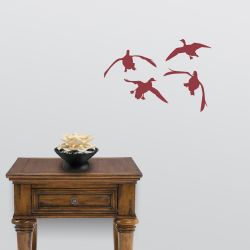 Jukin' Four Ducks Wall Decal