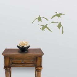 Jukin' Four Ducks Wall Decal