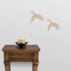 2 Mallards Comin' In Wall Decal