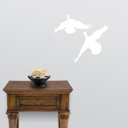 Jukin' Five Ducks Wall Decal