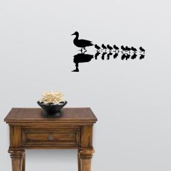 Mother and Ducklings Wall Decal